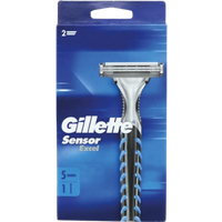 gillette sensor excel twin blade men’s razor set – 5 pcs