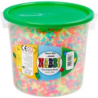nabbi medium tube beads neon mix – 20000 pcs