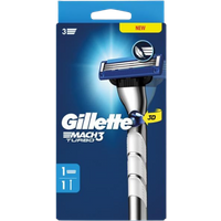 Gillette Mach3 Turbo 3D Shaving Razor gillette mach3 turbo 3d shaving razor
