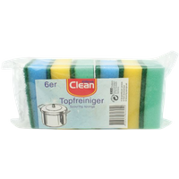 Elina Clean Scouring Sponges - 6 pcs elina clean scouring sponges – 6 pcs