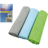 elina clean microfiber cleaning cloths – 3 pcs – 30 x 30 cm