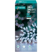 premier 200 led battery white light chain – 20 metres
