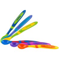 nuby muncheez weaning spoons – 6 pack