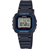 Casio Collection LA-20WH-1CDF Square Digital Watch with Black Resin Strap casio collection la 20wh 1cdf square digital watch with black resin strap