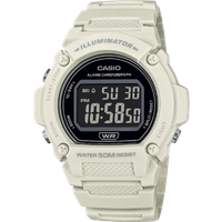 casio w 219hc 8bvdf illuminator digital sports watch – white