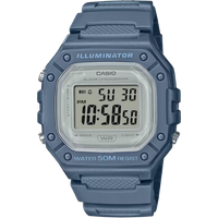 casio w 218hc 2avdf illuminator digital watch – avio blue