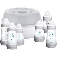 mam easy start steriliser & bottle set