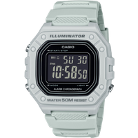 Casio Collection W-218H-8BVEF Men's Classic Square Digital Watch - Grey casio collection w 218h 8bvef men’s classic square digital watch – grey