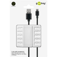 goobay cable holder – 2 pcs