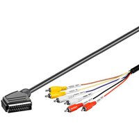 Goobay SCART Connector IN/OUT Male -1 5 m goobay scart connector in/out male 1 5 m