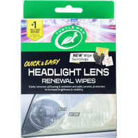 turtle wax headlight lens renewal wipes kit