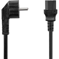 nedis angled power cable – 5 metres