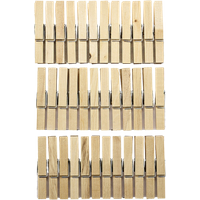 all about home wooden clamps – 36 pcs.