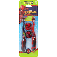 firefly spiderman twin pack toothbrush kids