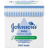 johnson’s baby cotton buds – 200 pcs