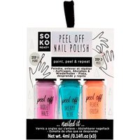 SOKO Peel Off Nail Polish - 3 colours soko peel off nail polish – 3 colours