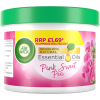 air wick essential oils pink sweet pea gel air freshener – 70 g