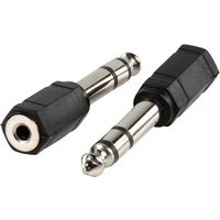 valueline stereo audio adapter 6 35 mm male / 3 5 mm female