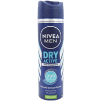 nivea men dry active 72h antiperspirant deodorant spray – 150 ml