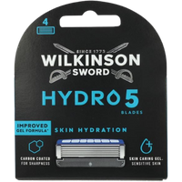 Wilkinson Sword Hydro 5 Skin Hydration Razor Replacement Blades - 4 pcs wilkinson sword hydro 5 skin hydration razor replacement blades – 4 pcs
