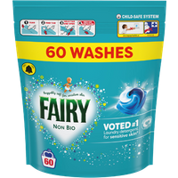fairy non bio laundry detergent pods for sensitive skin – 60 pcs