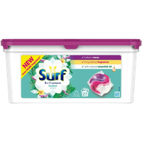 surf 3 in 1 herbal extracts laundry detergent capsules – 27 pcs