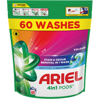 ariel 4 in 1 colour laundry detergent pods – 60 pcs