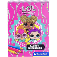lol surprise! fashion sketch book – 21 x 28 cm