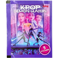 k pop demon hunters official sticker collection packet – 5 pcs