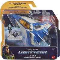 mattel disney pixar lightyear hyperspeed series buzz lightyear spacecraft mini figure – assorted