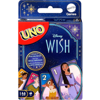 mattel disney uno wish card game