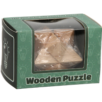 Johntoy Wooden Brain Teaser Puzzle - Assorted johntoy wooden brain teaser puzzle – assorted