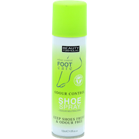 beauty formulas odour control foot care shoe spray – 150 ml