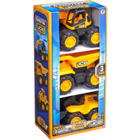 teamsterz jcb tough trucks – 3 pcs