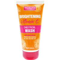 beauty formulas brightening vitamin c daily facial wash – 150 ml