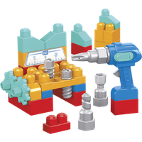 Mega Bloks Lil' Building Drill Set - 32 pieces mega bloks lil’ building drill set – 32 pieces