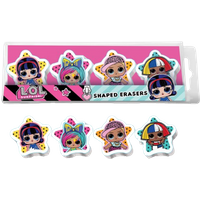 lol surprise eraser set – 4 pcs
