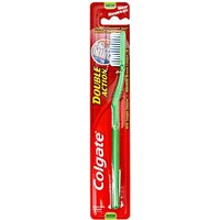colgate double action toothbrush medium – green