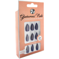 w7 glamorous nails midnight express – 24 pcs