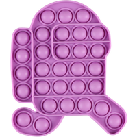 among us pop it fidget toy – purple