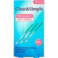 clear & simple pregnancy test strips – 3 pcs.