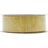 Decoris Gold Decorative Ribbon with Glitter decoris gold decorative ribbon with glitter