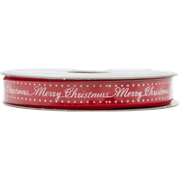 Premier Accents Merry Christmas Ribbon Red - 2 7m premier accents merry christmas ribbon red – 2 7m