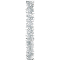 festive silver glitter garland – 200x10cm