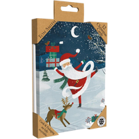 Tom Smith Luxury Christmas card Santa Claus - 12 pcs tom smith luxury christmas card santa claus – 12 pcs