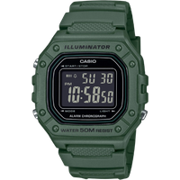 Casio Olive Green Men's Digital Sport Watch - W-218H-3BVEF casio olive green men’s digital sport watch – w 218h 3bvef