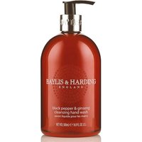 baylis & harding hand soap – black pepper & ginseng 500ml