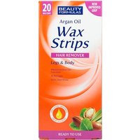 Beauty Formulas Argan Oil Wax Strips - 20 pcs beauty formulas argan oil wax strips – 20 pcs