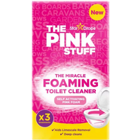 stardrops the pink stuff miracle power foaming toilet cleaner – 3 x 100 g