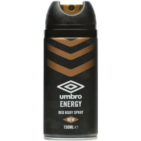 umbro energy deodorant body spray – 150 ml